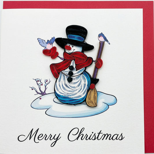 Card - Christmas snowman