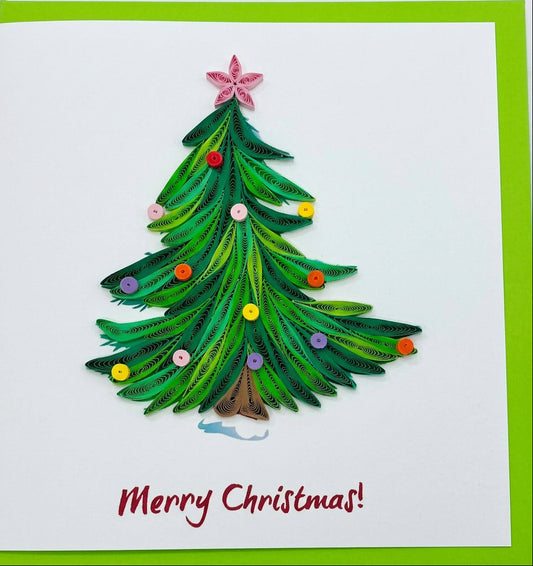 Card - Christmas tree