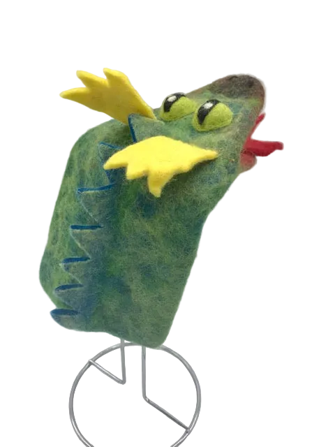 Dragon Wool Hand Puppet