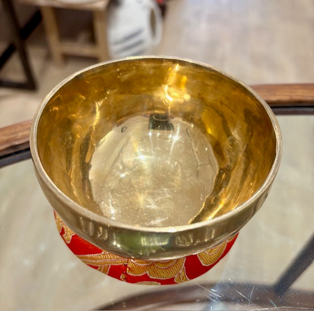 Small Gold Singing Bowl - #14