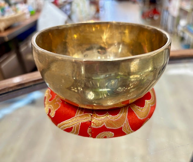Small Gold Singing Bowl - #14