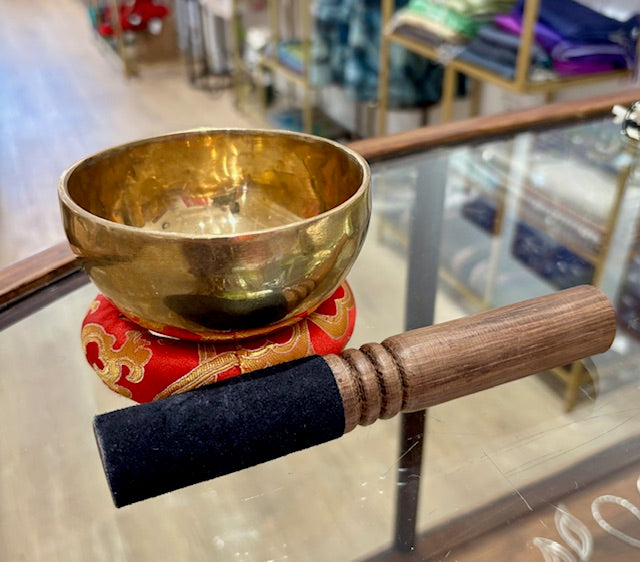 Small Gold Singing Bowl - #14