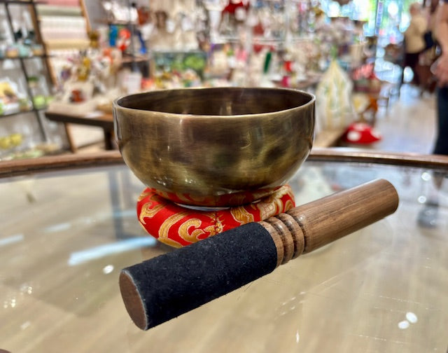 Singing Bowl Bronze Jam Plain  #13