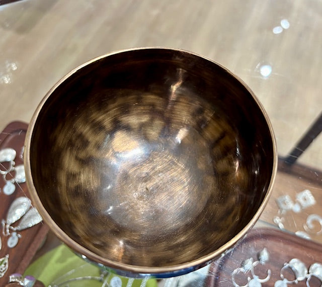 Singing Bowl Bronze Jam Plain  #13