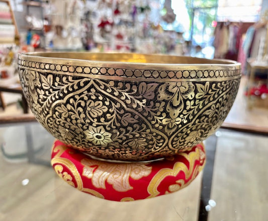 Singing Bowl Full Carving #5