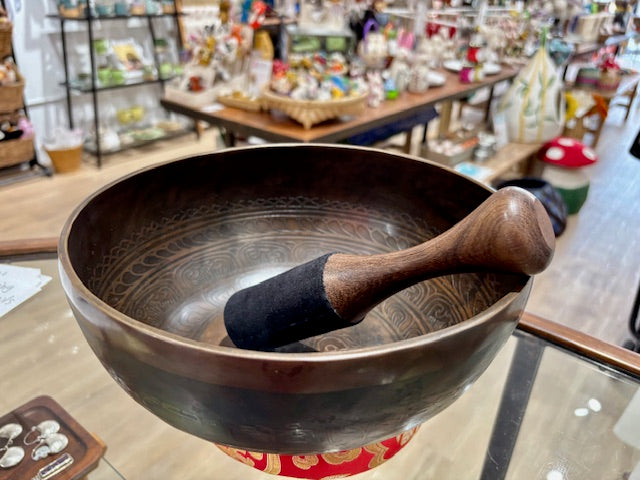 Singing Bowl Brown Jam #7