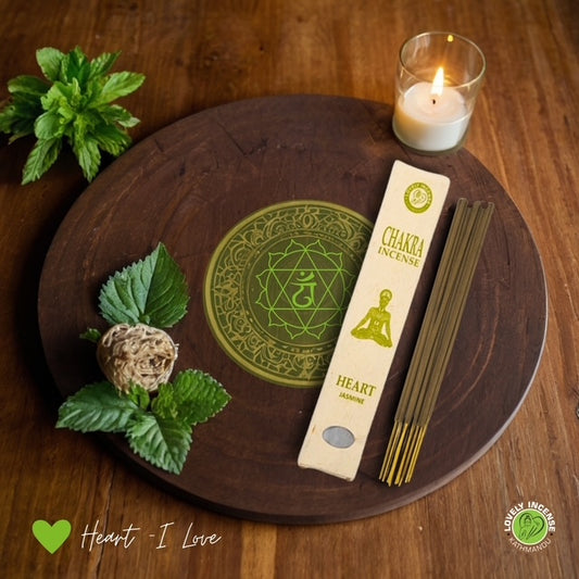 Jasmine Chakra Stick Incense - Heart