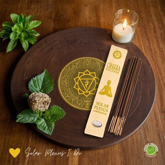 Lemongrass Chakra Stick Incense - Solar Plexus