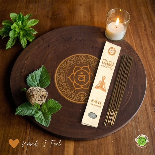 Sandalwood Chakra Stick Incense - Navel