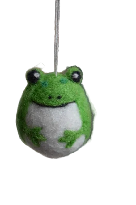 Frog Wool Ornament 276