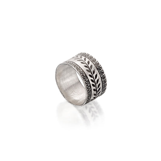 Blossom of Leaves Ring TR129