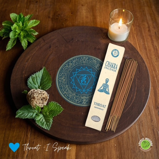 Patchouli Chakra Incense - Throat