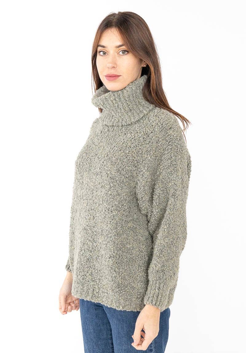 9241 SWEATER FALL WINTER CLOTHING: Orange