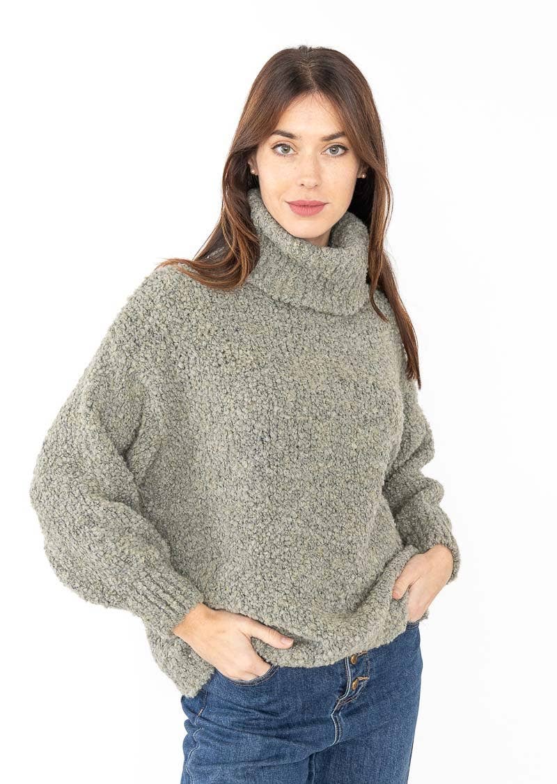 9241 SWEATER FALL WINTER CLOTHING: Red