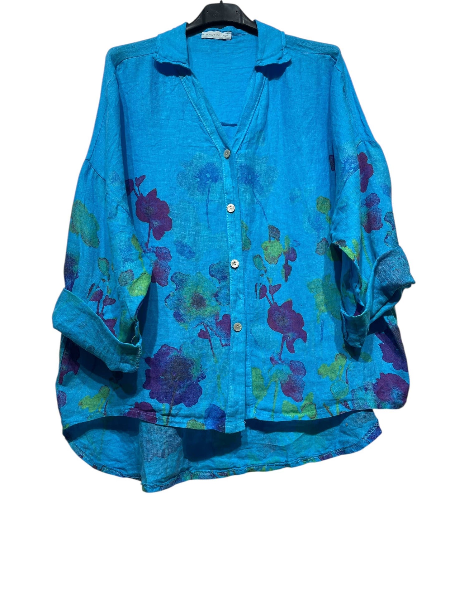 LINEN SHIRT SPRING SUMMER CLOTHING 48902 🌹 🌸: UNRIPE