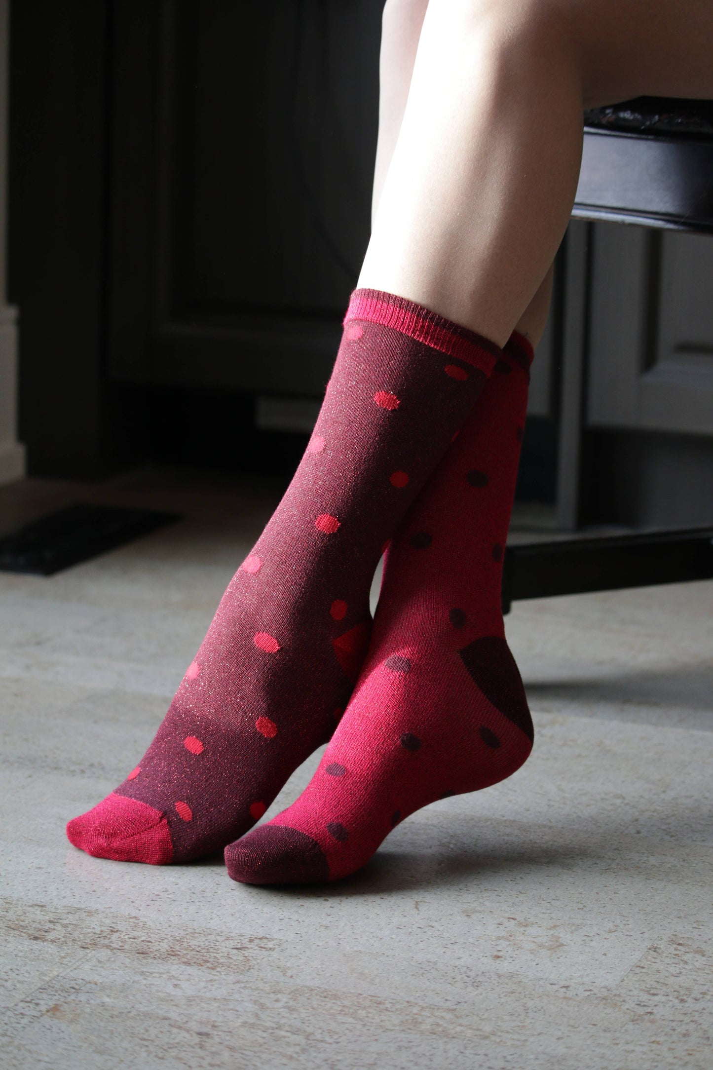 Women's Socks | Glitter Socks | Love | Mismatched: Women’s 5 – 10