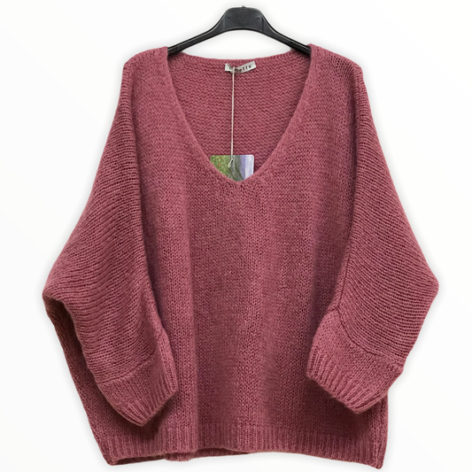 7522 SWEATER: VX PINK