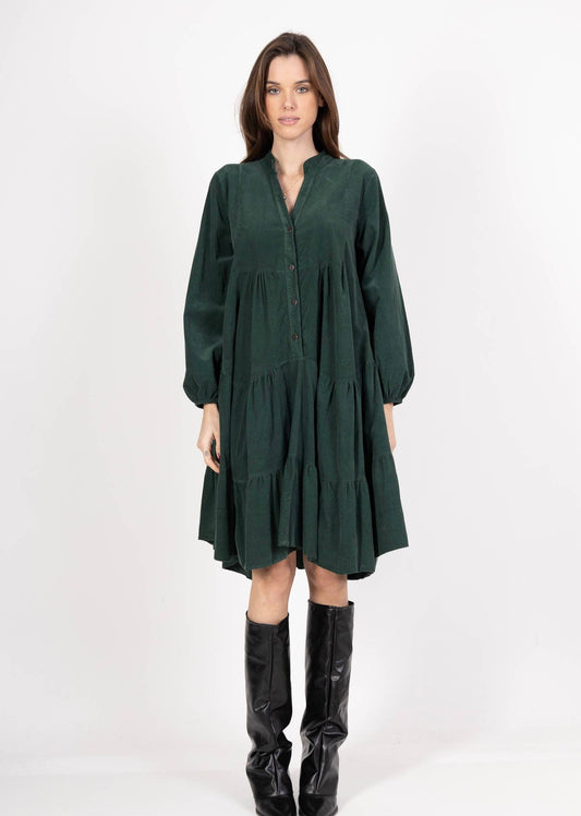 2089 VELVET TUNIC: Green
