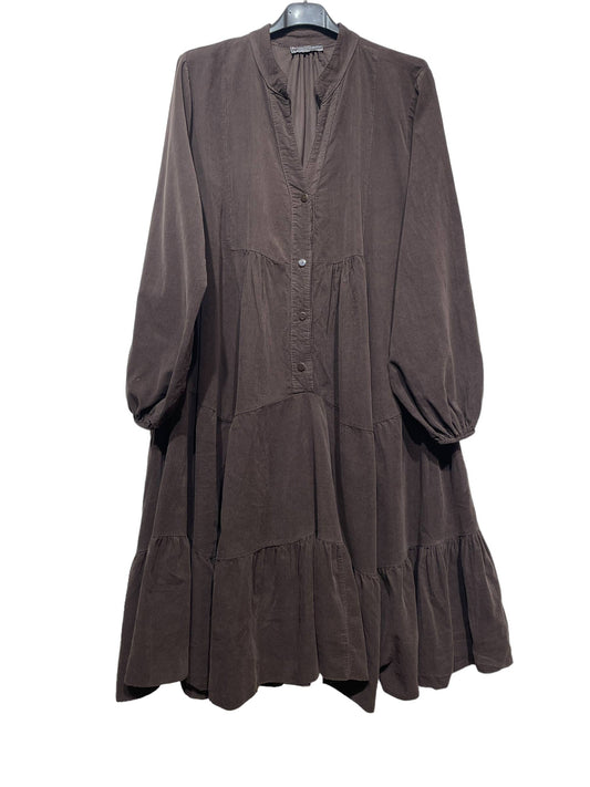 2089 VELVET TUNIC: Dark Brown