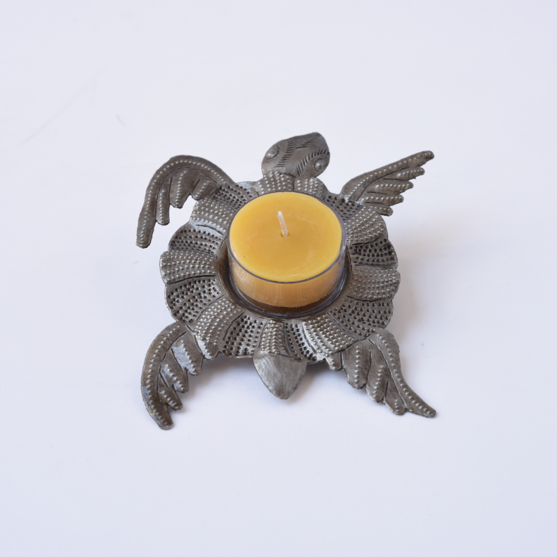 Metal Tealight Plate - Turtle: Yes