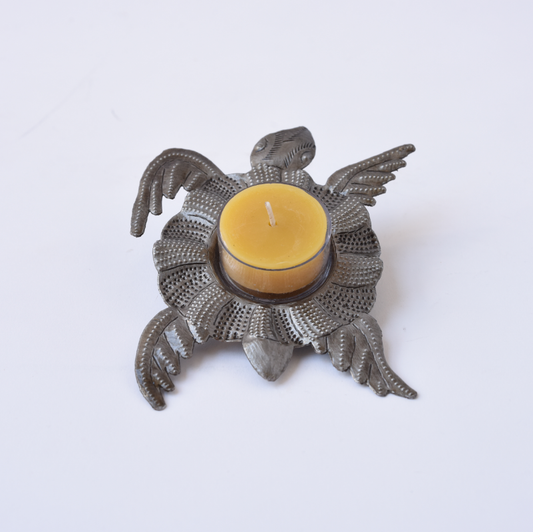 Metal Tealight Plate - Turtle: Yes