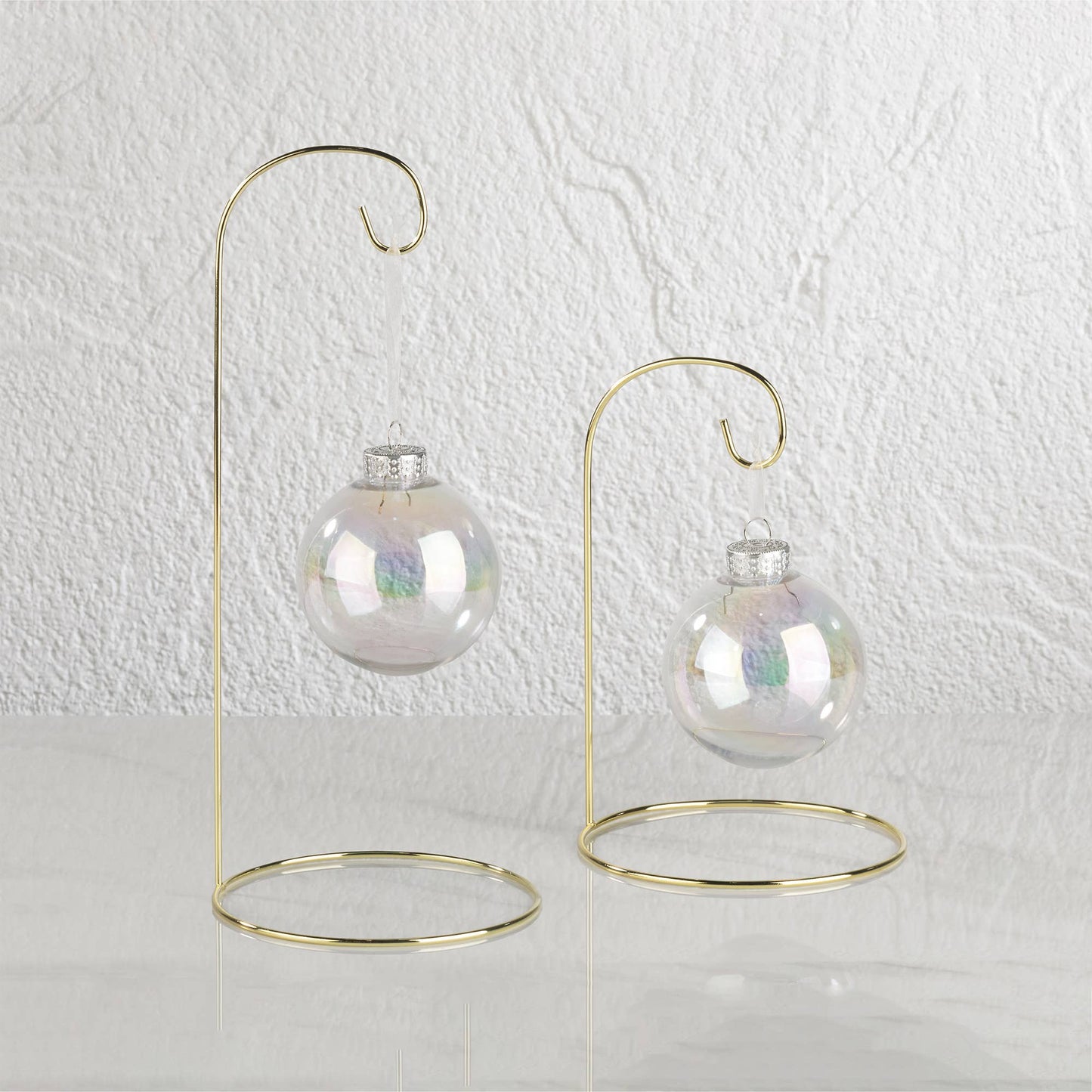 Brass Wire Ornament Stands: Brass / 10.5"