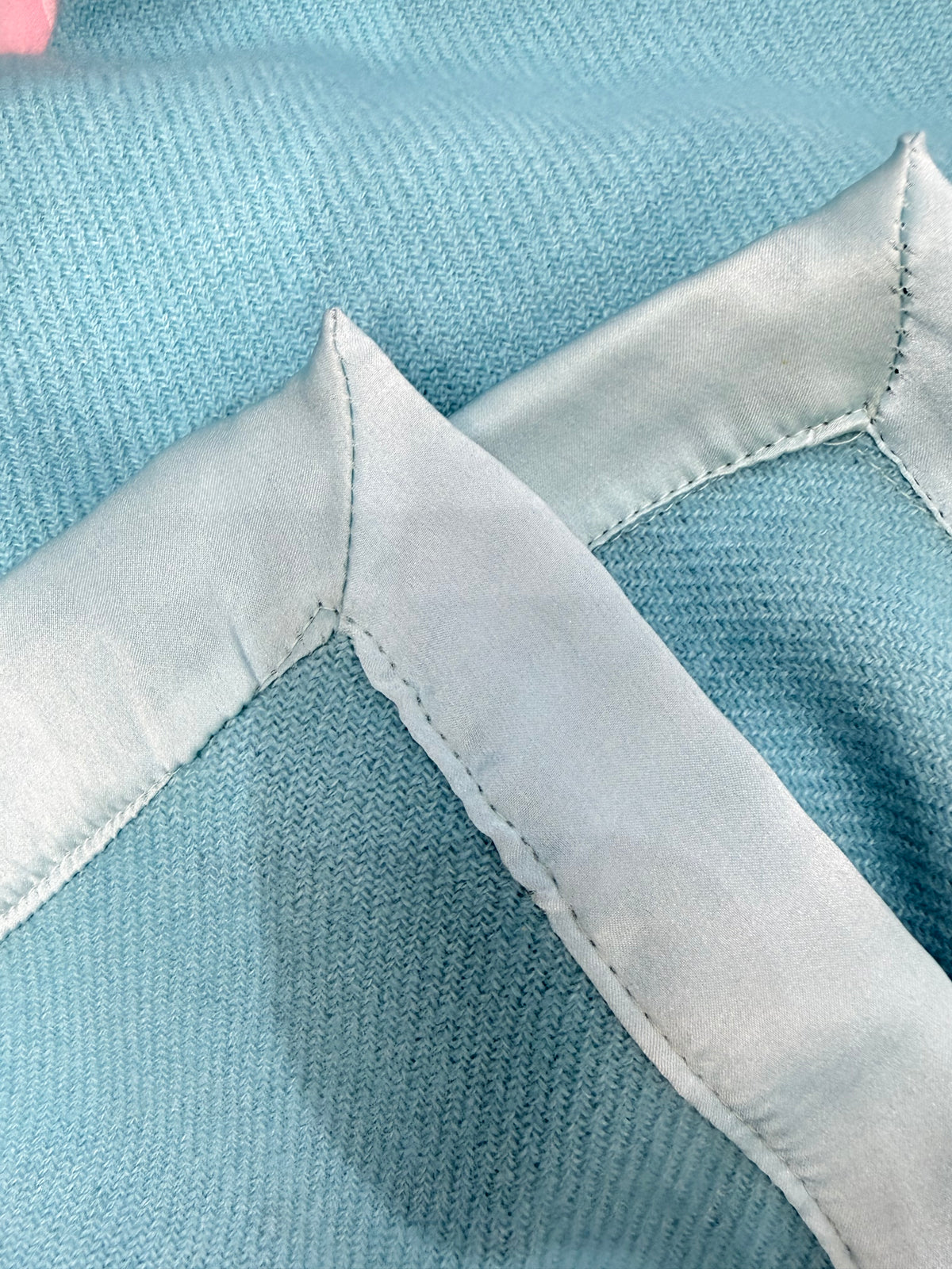 Pure Cashmere Baby Blanket Blue