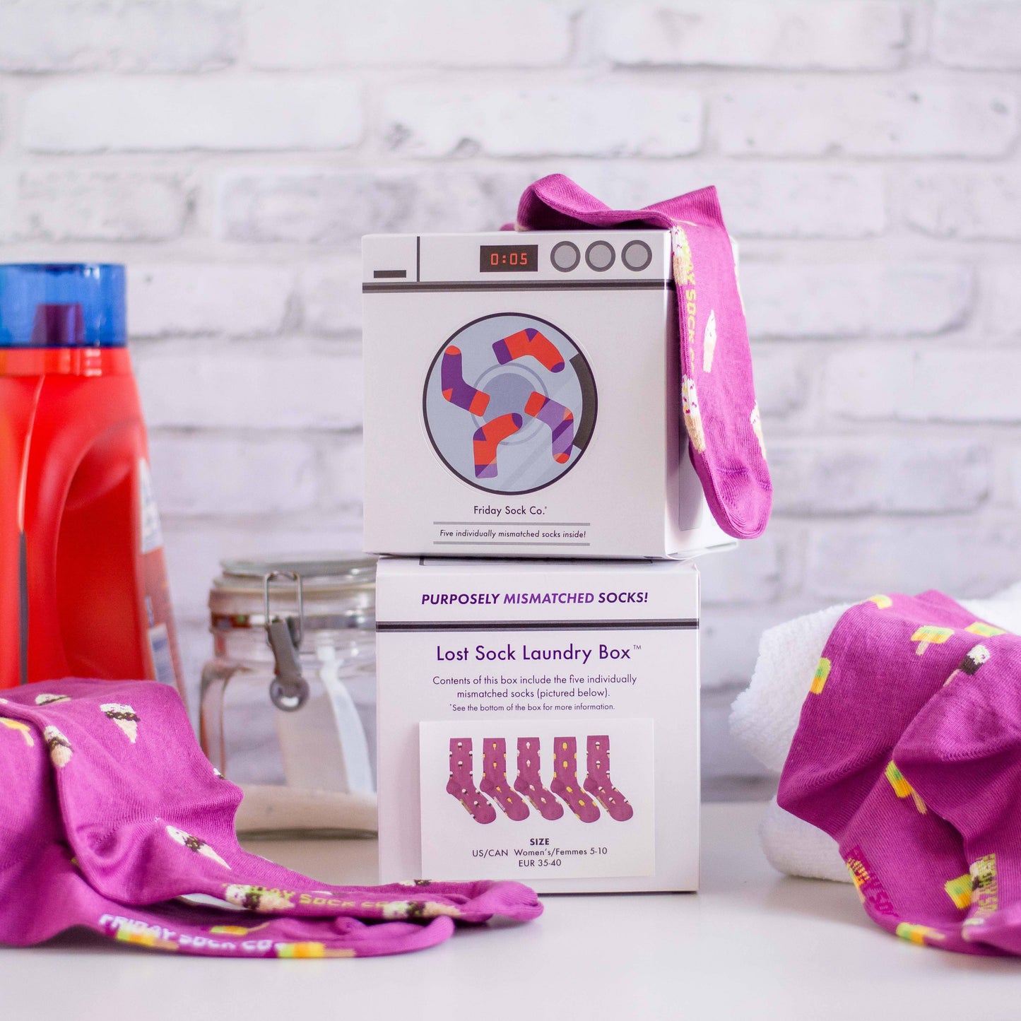 Women's Ice Cream & Popsicle Lost Sock Laundry Box™: Women’s 5 – 10