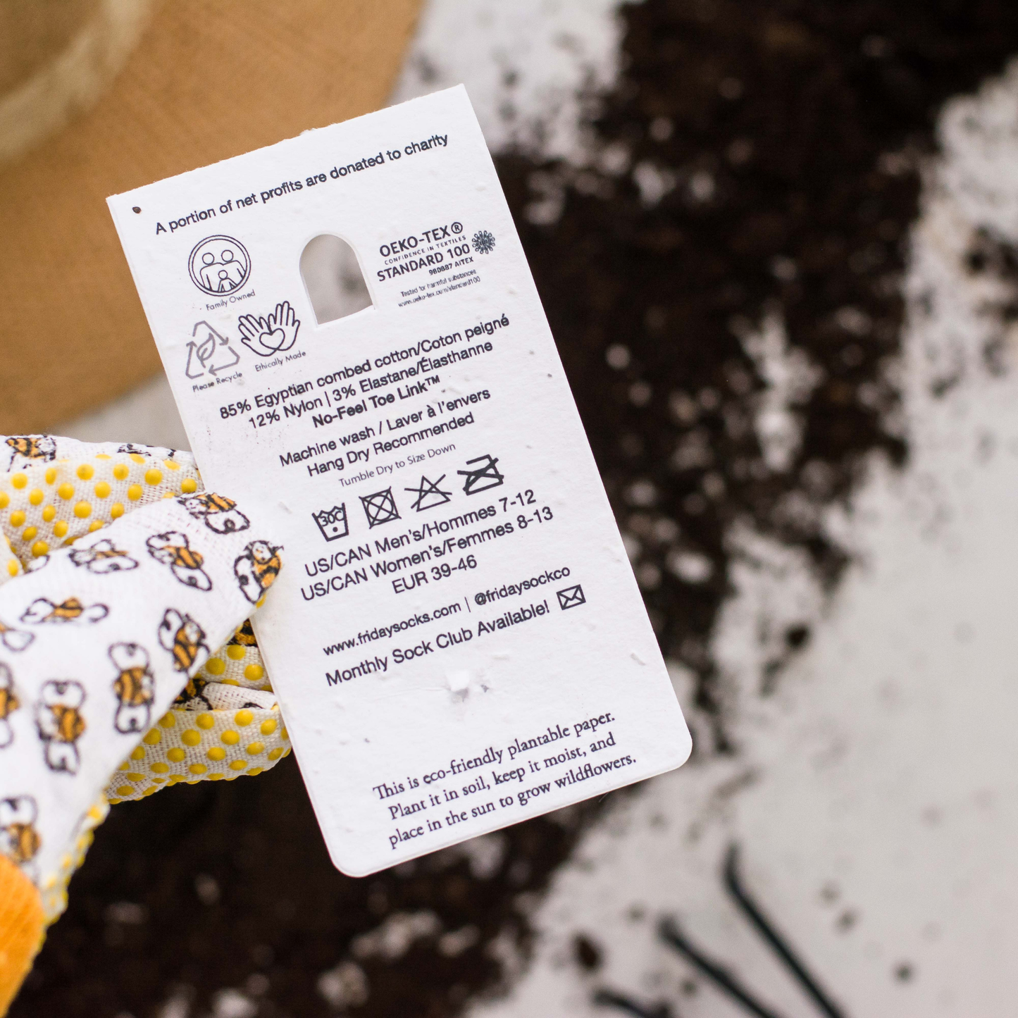 Women's Sunflower Socks: Women’s 5 – 10
