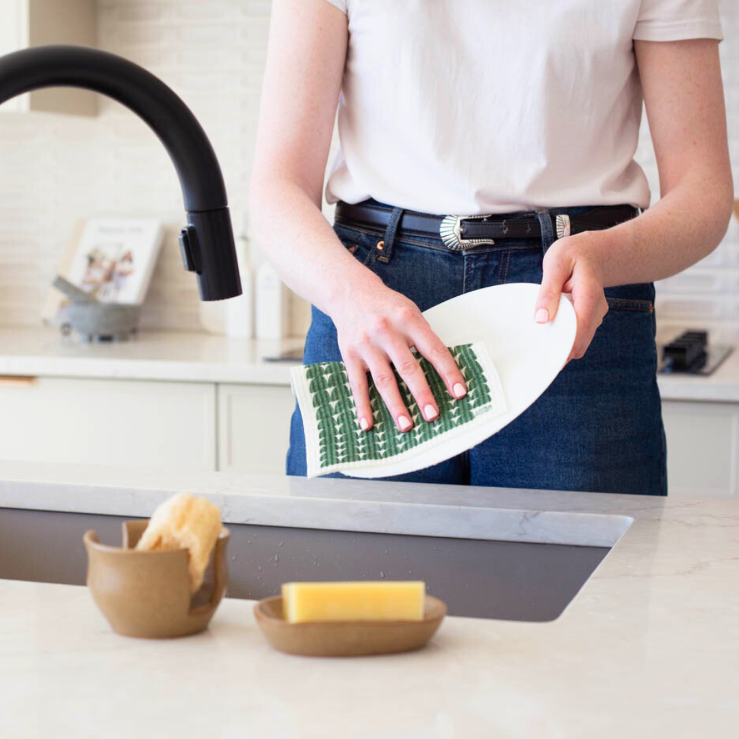 Soap Dish / Fair Trade Ceramic Stoneware : Charcoal Brown