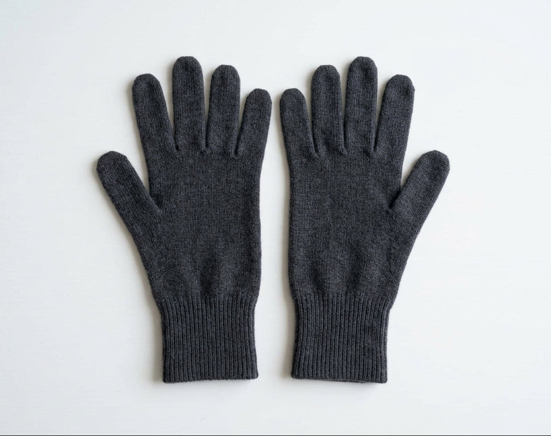 Sale! Grey Pure Cashmere Gloves