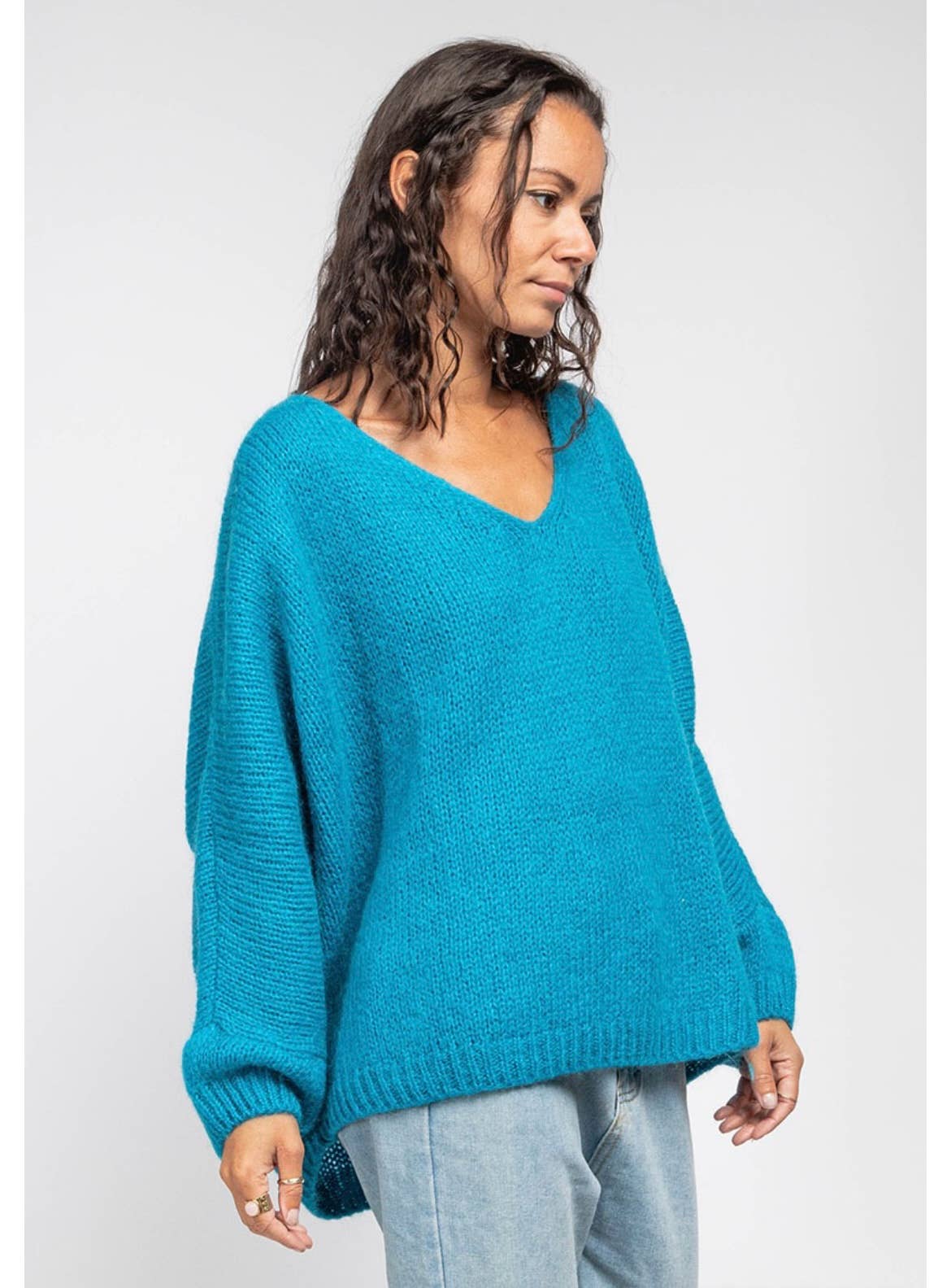 7522 SWEATER: RED ORANGE