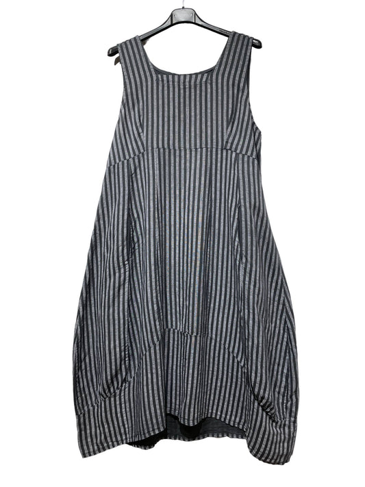 Stripe Dress: Carbon