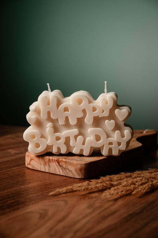Happy Birthday Candle: Unscented