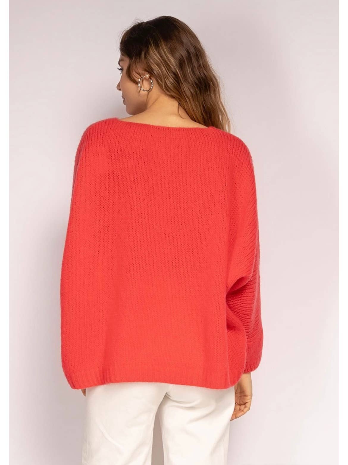 7522 SWEATER: SALMON