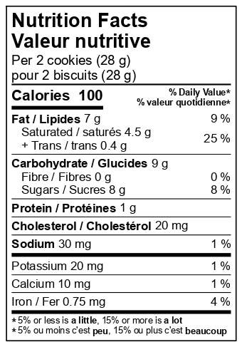 Double Ginger Shortbread: 160g