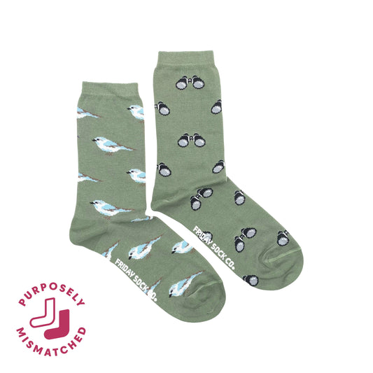 Women's Bird Watching Socks: Women’s 5 – 10