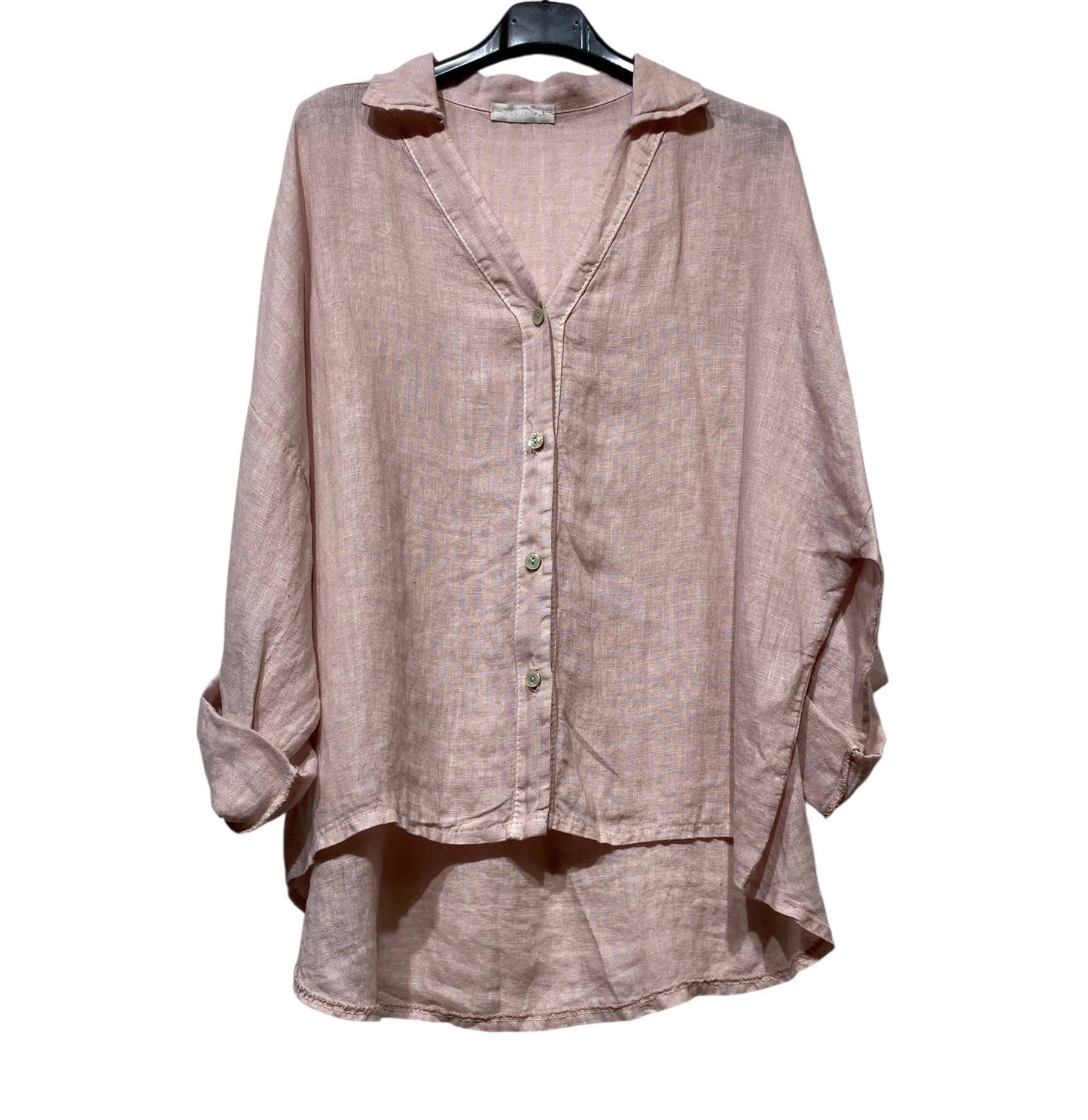 48902 PLAIN LINEN SHIRT: