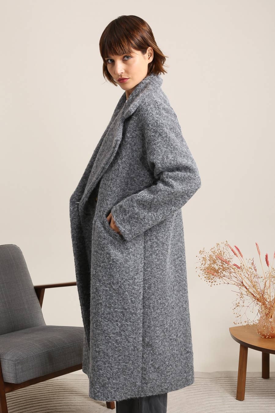 50706A COATS FALL WINTER CLOTHING : FUXIA