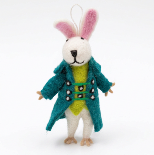 Dapper Bunny Ornament