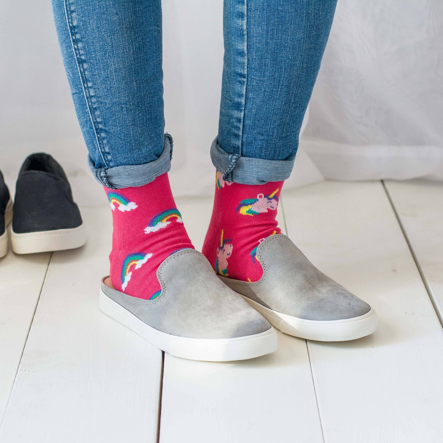 Women’s Unicorn & Rainbow Socks: Women’s 5 – 10