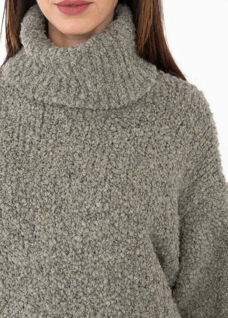 9241 SWEATER FALL WINTER CLOTHING: Orange