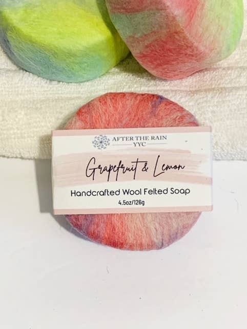 Felted: Body Cleansing Bar: Grapefruit & Lemon