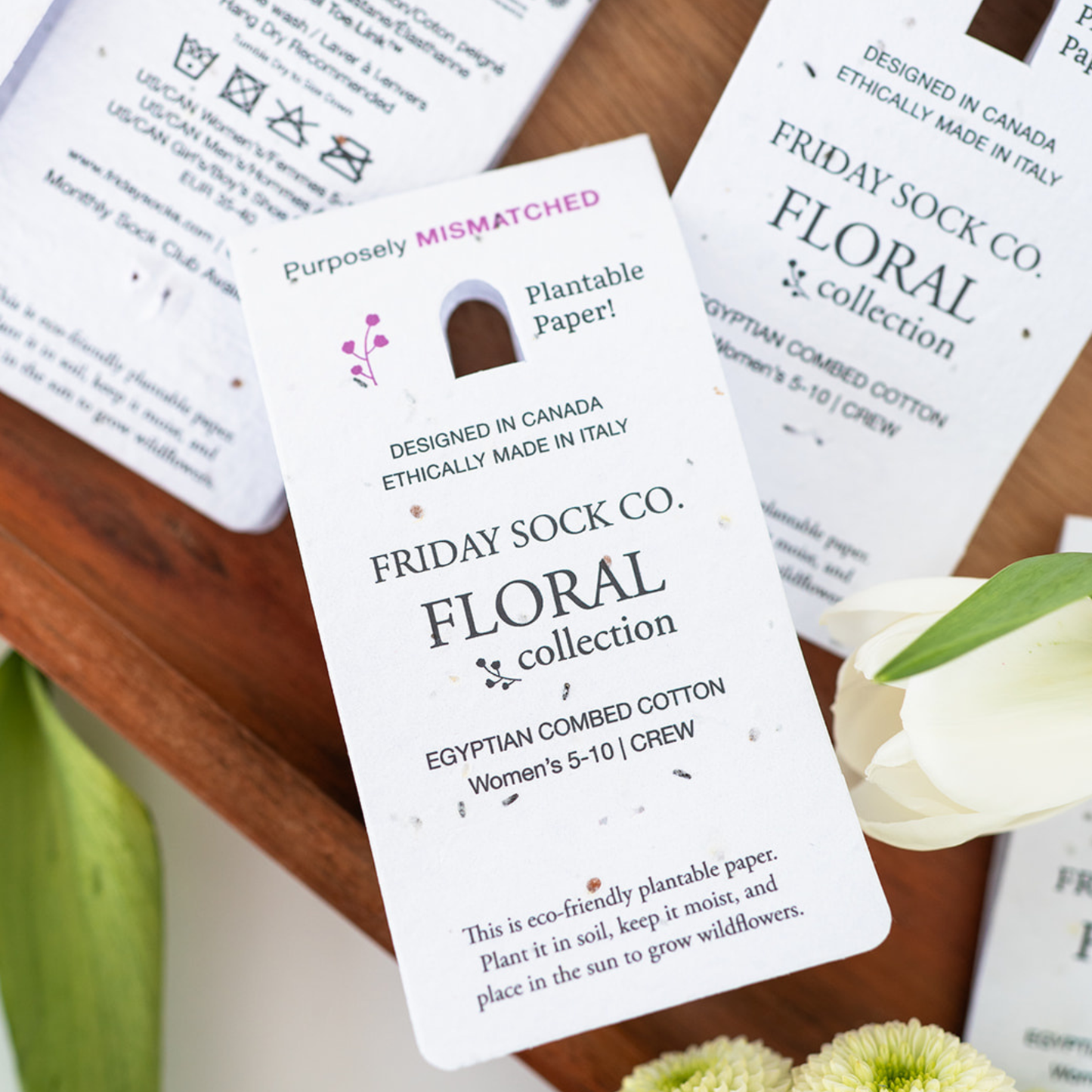 Women's Tulip Socks: Women’s 5 – 10