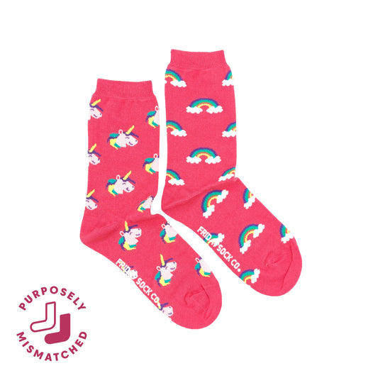 Women’s Unicorn & Rainbow Socks: Women’s 5 – 10