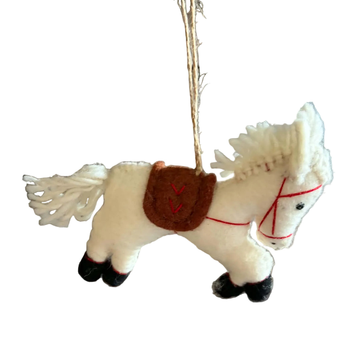 Wool Horse Ornament