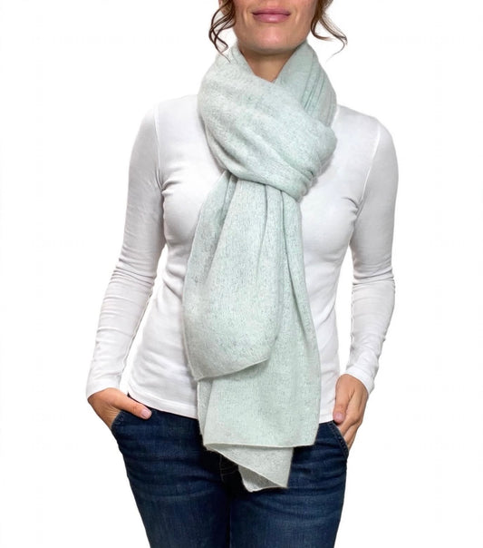 100% FELTED CASHMERE SCARF Sky Blue