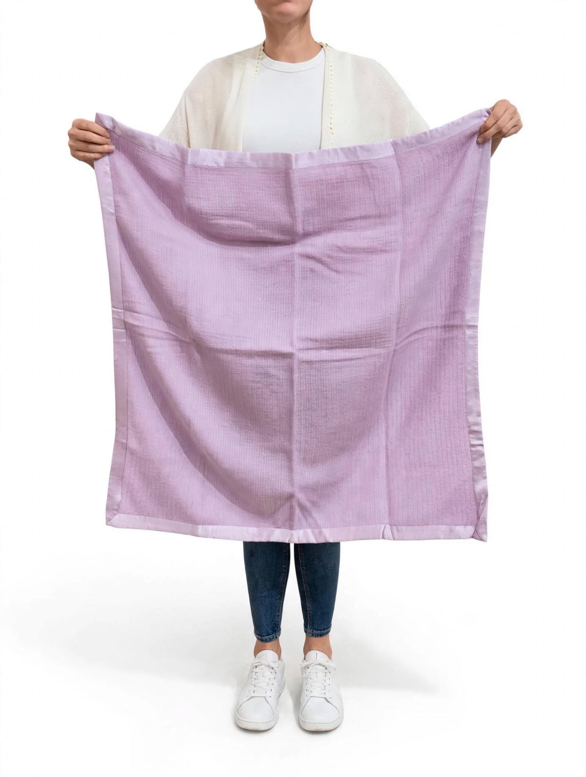Pure Cashmere Baby Blanket Lilac