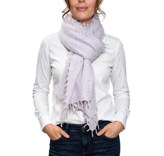 Pure Cashmere Lavender Felted Shawl