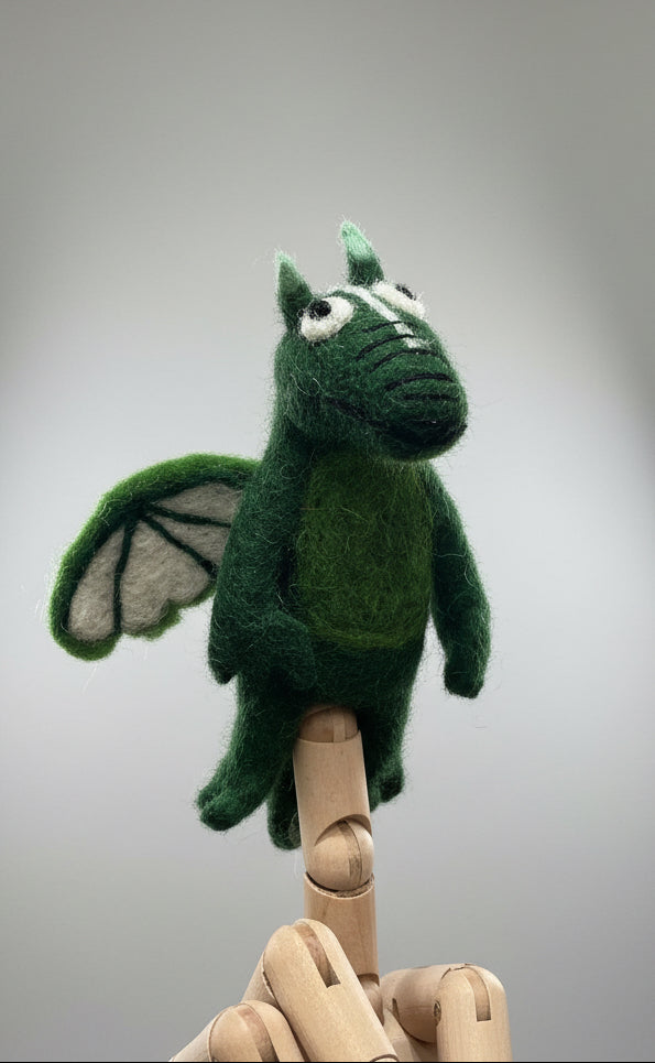Finger puppets Dragons and unicorns